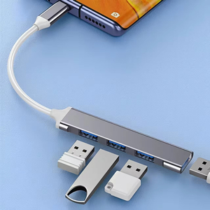 ฮับ USB ออลอินวัน 4 พอร์ต Jumon พร้อมอะแดปเตอร์เชื่อมต่อ Type-C Docking Station รองรับ OTG สำหรับ PC Xiaomi Huawei MacBook - Product Image 6