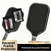 Bande de protection pour bord de raquette de pickleball en TPU, haute élasticité, adhésif sans résidu, 16 pièces, ruban de protection pare-chocs