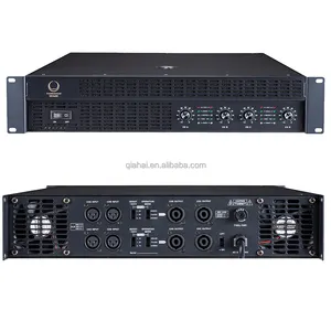 Pro amp Amplifier profesional, sistem suara luar ruangan, Amplifier 4 saluran DE4600 4X600W 8ohm kekuatan profesional, peralatan DJ Audio 4 CH