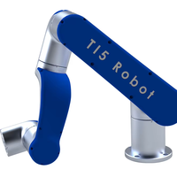 Robot collaboratif 6 axes série Ti5 ARM avec boîte de vitesses PLC, rayon d'action 600mm/900mm, collaboration humain-robot sécurisée et facile