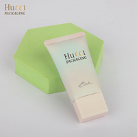 Kemasan Tabung Oval Pipih Plastik PBL Kosmetik Custom D35 40ml-80ml untuk Foundation, BB Cream, Primer, dan Makeup