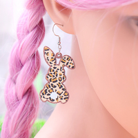 ERS338ER1347 Anting-Anting Menjuntai, Perhiasan Akrilik Potongan Laser untuk Wanita