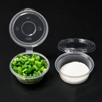 Tasses à sauce jetables de qualité alimentaire avec couvercles détachables-Récipients ronds épaissis pour plats à emporter, boulettes, wasabi (20ml-160ml, en vrac)