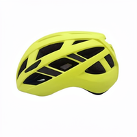 Casque de cycliste réglable Pinnacle avec fermeture à boucle pour le cyclisme sur route, jaune