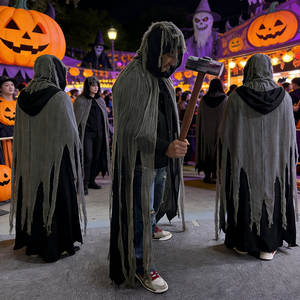 Disfraz de Halloween, capa de demonio, vampiro, ánimo del infrarrogo, accesorios de terror, traje para fiesta, espectáculo, fantasma, monstruo - Product Image 2