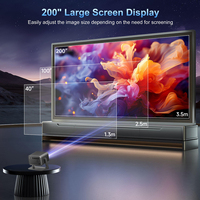 Proyector Inteligente de Fábrica con Enfoque Automático TOF, Nativo 1080P, Cine en Casa, Mini Proyector Portátil para Teléfono Móvil, Proyector de Video 4K Full HD