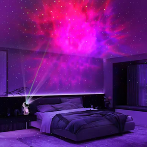 Lámpara Nocturna Infantil LED Moderna con Control Remoto, Proyector de Luz de Luna, Cielo Estrellado y Astronauta para Uso en Hoteles - Product Image 5