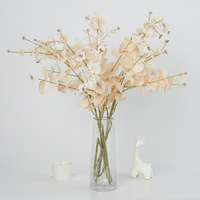 Vente en gros usine – Tiges d'eucalyptus artificielles, feuilles d'eucalyptus 'Silver Dollar' au toucher réel pour bouquets de mariage et arrangements floraux domestiques