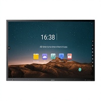 Écran plat interactif 4K, écran tactile 40 points, tableau blanc intelligent avec système d'exploitation Android pour les conférences d'affaires et l'éducation
