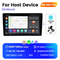 MEKEDE-Sistema de audio multimedia para coche M6 PRO, sistema Android con pantalla QLED, altavoces universales, sistema de sonido