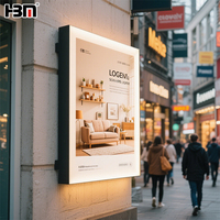Boîte à lumière SEG pour magasins, boîte à lumière en tissu LED, enseigne lumineuse en tissu LED