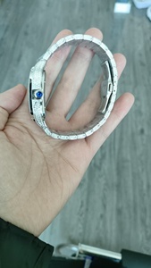 Orologio Automatico di Lusso di Alta Qualità con Quadrante Classico da 40mm, Tempestato di Diamanti, Stile Hip-Hop, Moissanite VVS - Product Image 2