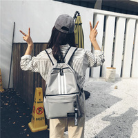 Cartable pratique de grande capacité Design simple Sac à dos étanche à la mode pour étudiants Fermeture à glissière pour les voyages sur le campus