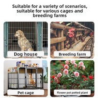 Bac de cage pour animaux de compagnie robuste et extra large, pour chien, chat et oiseau, support pour tapis de propreté pour chiot, bac inférieur de cage