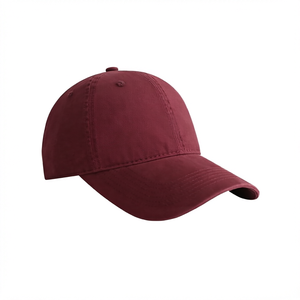 Casquette de baseball unisexe en coton lavé 100% OEM ODM, vente en gros, 56-60cm réglable, logo personnalisé, 6 panneaux, style vintage sportif décontracté - Product Image 1