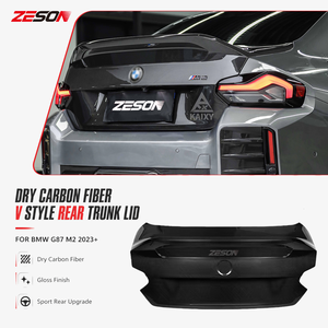 Droge carbon fiber V-stijl achterklep voor BMW M2 G87 2 Serie G42 M240i 230i Coupé 2022+ - Product Image 1