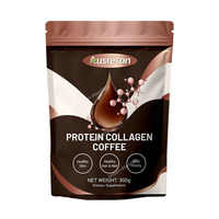 Poudre de café protéinée au collagène OEM pour la santé des os et des muscles, la gestion du poids et les soins de la peau, enrichie en glutathion