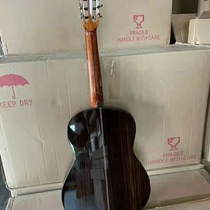 Nuevo diseño único profesional hecho a mano de alta calidad para guitarra clásica de palisandro de cedro macizo de tamaño 4/4 - Product Image 5