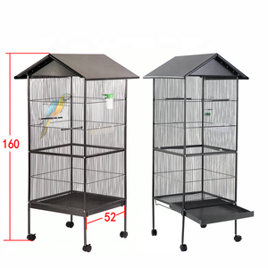 Büyük Kanarya <span class=keywords><strong>Parakeet</strong></span> Cockatiel LoveBird Finch Çatı Üst Kuş Kafesi <span class=keywords><strong>Stand</strong></span>ı - Product Image 2