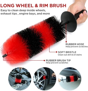 Groothandel Auto Detaillering Wassen Borstel Wiel Velg Borstel Met Lange Handgreep Voor Reiniging - Product Image 5