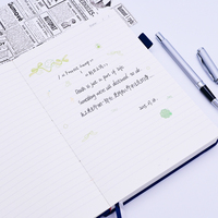 Juego de Regalo de Cuaderno de Lujo A5, Diario de Cuero Personalizado con Tapa Dura, Agenda Personalizada, Cuadernos de Escritura para Oficina y Escuela