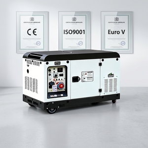 Generatore Diesel Super Silenzioso Hiearns 10kVA 12kVA 15kVA 20kVA Raffreddato ad Aria 60Hz 120/240V ATS Avviamento Elettrico per Uso Domestico <span class=keywords><strong>e</strong></span> Commerciale - Product Image 1