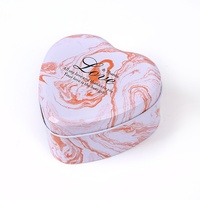 Boîte Cadeau Souvenir en Métal en Forme de Cœur pour Bonbons de Mariage, Élastiques à Cheveux, Écologique, Jetable, Artisanale, Design Dessin Animé, Bougie