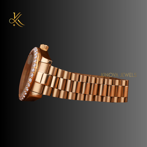 Montre en diamant Moissanite de qualité supérieure pour femmes avec des matériaux durables de haute qualité et un style élégant inspiré du luxe - Product Image 6