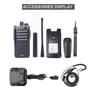 Chất lượng cao thực 10 Watt 400-470MHz x086 tầm xa thông tin liên lạc Radio A810 hai cách phát thanh Walkie Talkie 10km - Product Image 6