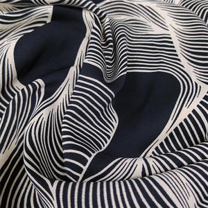 Tùy chỉnh màu sắc mới đường cong dòng mô hình lớn in Dubai abaya vải màu đen hồi giáo cho abaya cho khăn - Product Image 2