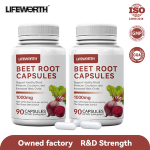 LIFE WORTH Private Label Vegan unterstützt herz gesunde Vitamine 3 in 1 Red Beet Root Extract Capsule - Product Image 2