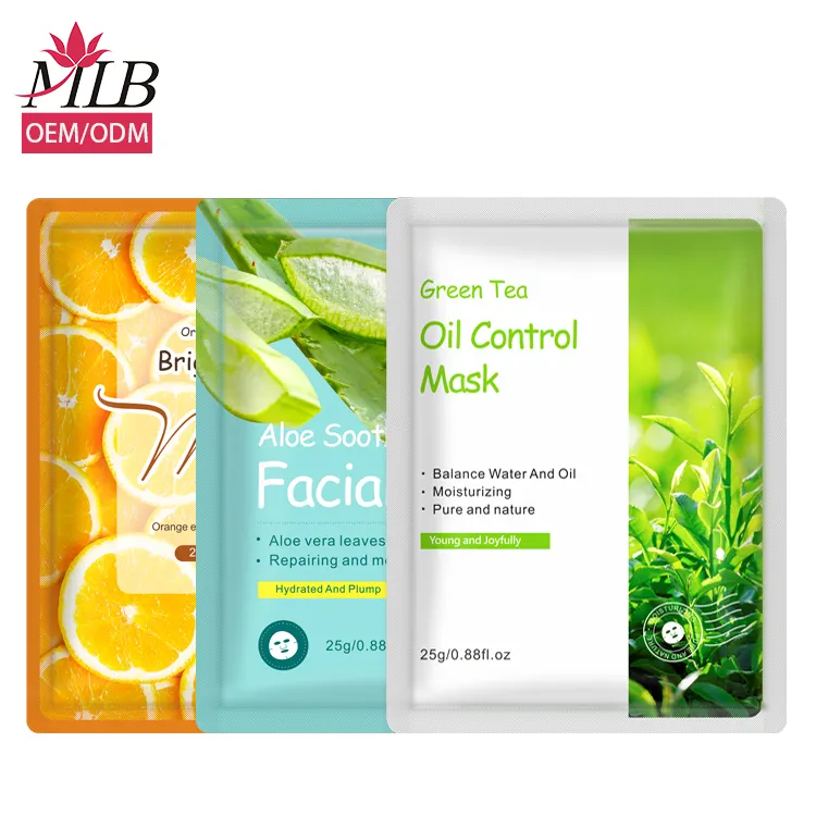 Etichetta privata produttore di cura della pelle maschera per il viso prodotti cosmetici all'ingrosso prodotto per il viso idratante spa bellezza maschera facciale