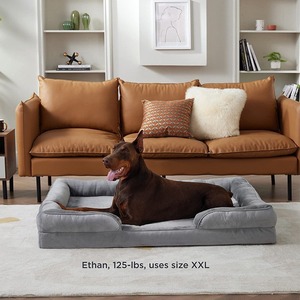 Lit orthopédique pour chien surdimensionné, écologique, en promotion, luxueux, pour chiens et chats, avec housse amovible et lavable, toutes saisons - Product Image 1