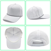 Topi Baseball Pria 5 Panel Anti Air untuk Musim Panas, Cocok untuk Golf, dengan Bordir Logo Kustom dan Patch Karet, MOQ Rendah