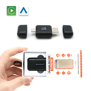 Adaptateur sans fil CarPlay et Android Auto 2-en-1, Dongle filaire vers sans fil, Boîtier AI Plug and <span class=keywords><strong>Play</strong></span>, Connexion rapide pour système d'origine de voiture - Product Image 4