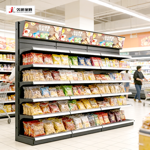 Jiushun stevige wandgemonteerde reclame- en presentatieplanken voor supermarkten, groothandel, winkels en levensmiddelenpresentatie. - Product Image 2