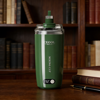 Mug magnétique intelligent à agitation automatique en acier inoxydable avec affichage de la température pour café et lait, tasse mélangeuse 2026, bouteille shaker pour protéines