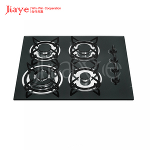 Table de cuisson à gaz encastrable 4 brûleurs en verre trempé avec allumage automatique et économie d'énergie à haut rendement - Product Image 2