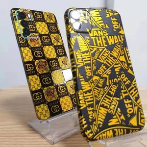 Film autocollant 3D gaufré pour coque arrière de smartphone, matériau pour toute coque de téléphone portable pour fille, compatible avec machine de découpe - Product Image 1