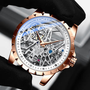 2025 Skeleton Men's Watch Large Dial Retro-Style Quartz <b>Wristwatch</b> - Product Image 4