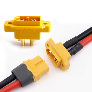 Connecteur <span class=keywords><strong>m</strong></span>âle à montage sur panneau Amass jaune XT60E1-<span class=keywords><strong>M</strong></span> pour modèle RC - Product Image 2