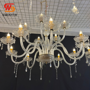 Lámpara de Araña de Cristal LED de Alta Calidad, Elegante, para Bodas, Salones, Ceremonias, Rituales y Decoraciones - Product Image 4