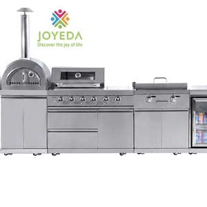 Conjunto de Cocina para Exteriores JOYEDA, Ventilación Ecológica, Materiales Reciclados, Parrilla de Bajo Consumo, Grifo de Acero Inoxidable - Product Image 1