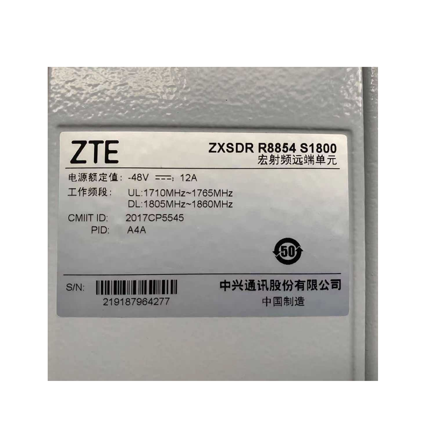ZTE ZXSDR RRU R8854 - Reliable Wireless Solutions