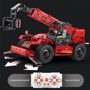 Reobrix Telescopic Boom Forklift 2260 Remote Control <b>Building</b> <b>Block</b> Set Educational Toy for Kids Ages 8-13 - Product Image 2