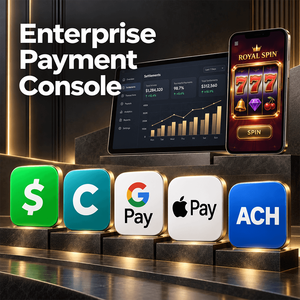 Console de paiement d'entreprise avec intégration Cash App, Google Pay, Apple Pay et ACH pour des transactions et des liquidations en temps réel - Product Image 1