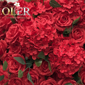 Centrotavola Floreale Realistico Personalizzato per Matrimoni, Stile Moderno, Rose Rosse Artificiali Fatte a Mano in Seta, per Ringraziamento e Laurea - Product Image 3