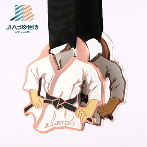 Jiabo Fabrikant Heet Verkoop <span class=keywords><strong>Custom</strong></span> Logo Zacht Email Award Jiujitsu Bjj Medaille