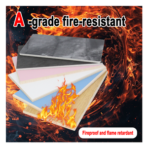 Panneau de mur de revêtement de panneau de silicate de calcium de panneau de ciment imperméable ignifuge de la catégorie 100% - Product Image 4