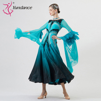 B-22278 personnalisé nouvelle robe de danse de salon standard international robes de danse de salon en soie perlée de haute qualité à vendre
